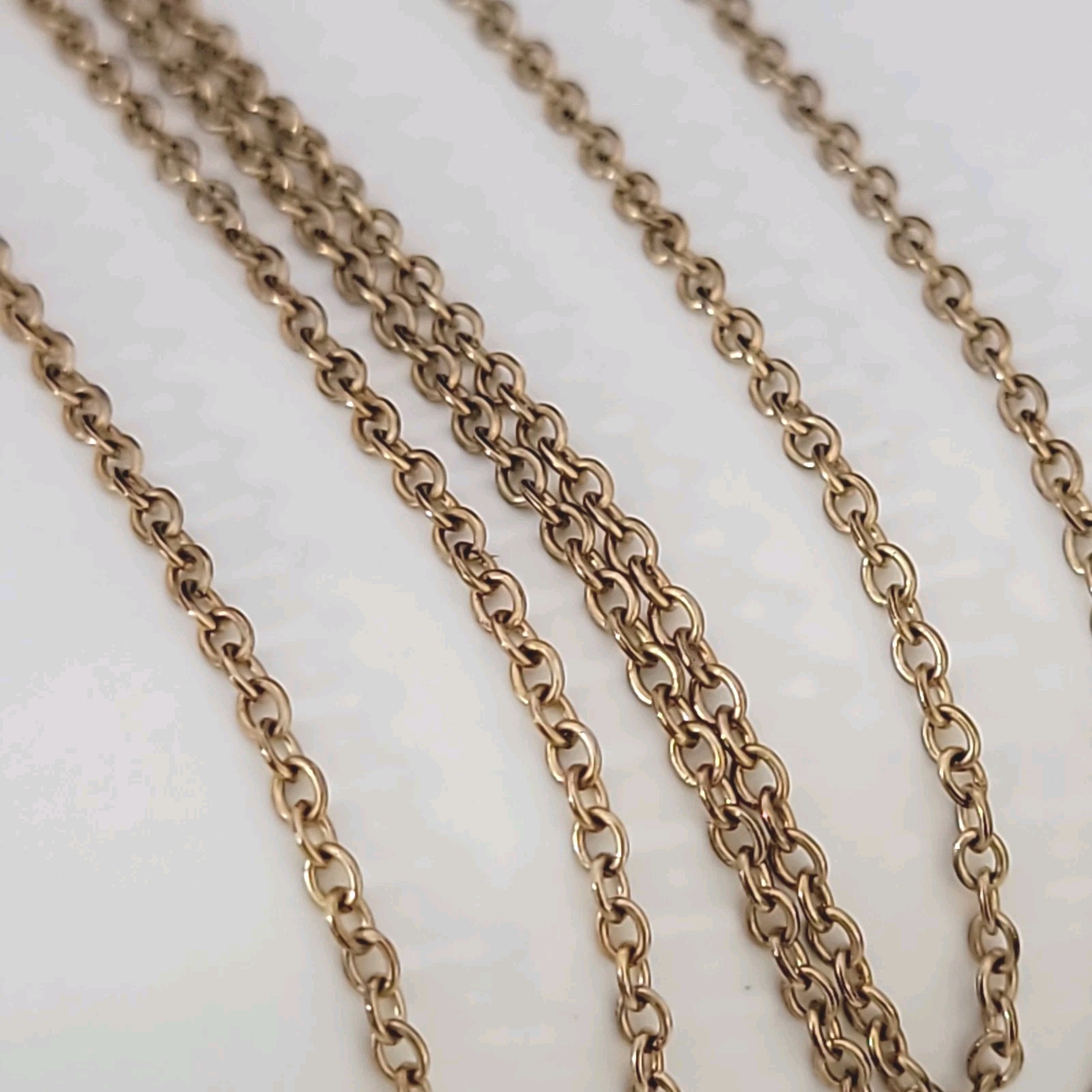 Vintage 1/20 14k Yellow Gold Filled Necklace 24″ 1.5mm 2.13g