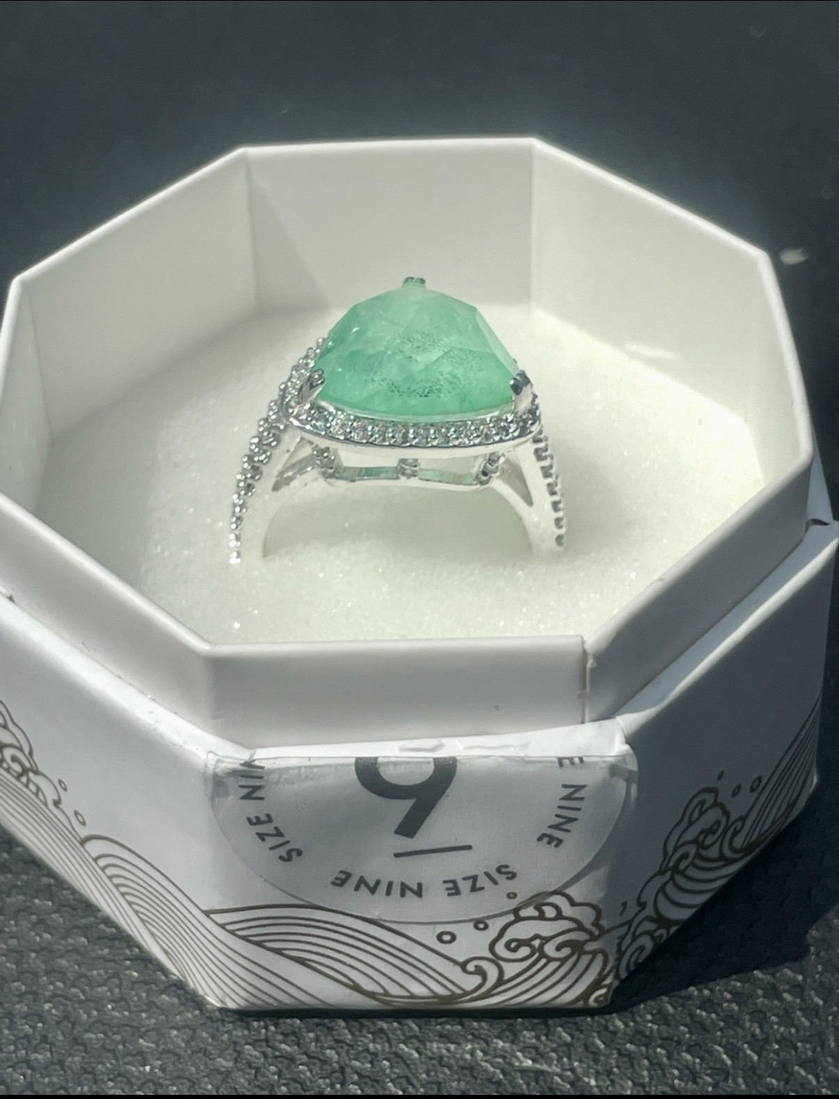 Bomb Party Resort Wear Collection ‘Bella Beach’ RG15135 Ring Sz 9 Silver Plating