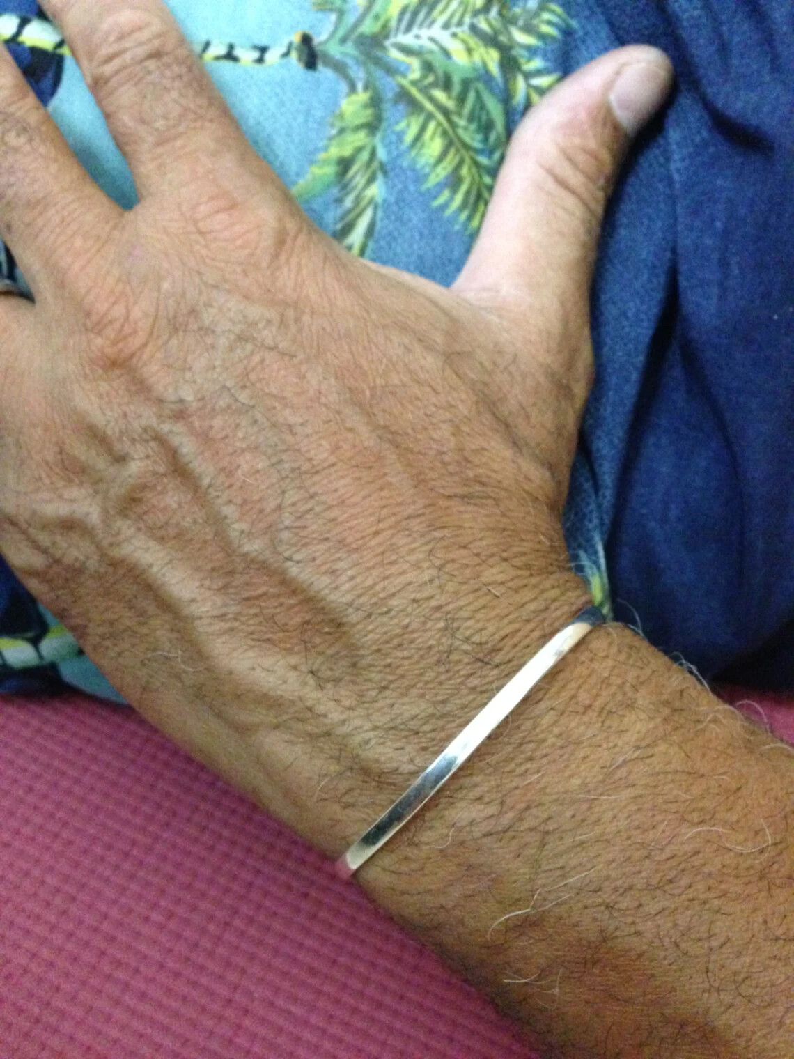 Skinny Sterling silver Cuff bracelet, Slim Mens Silver Cuff, Silver Twist Cuff