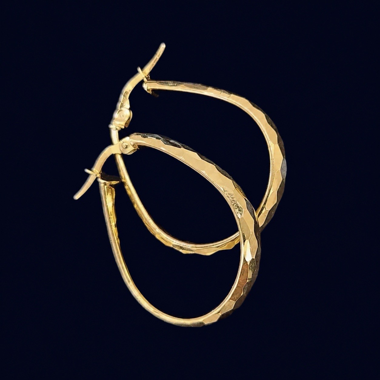 10k Oval hoops