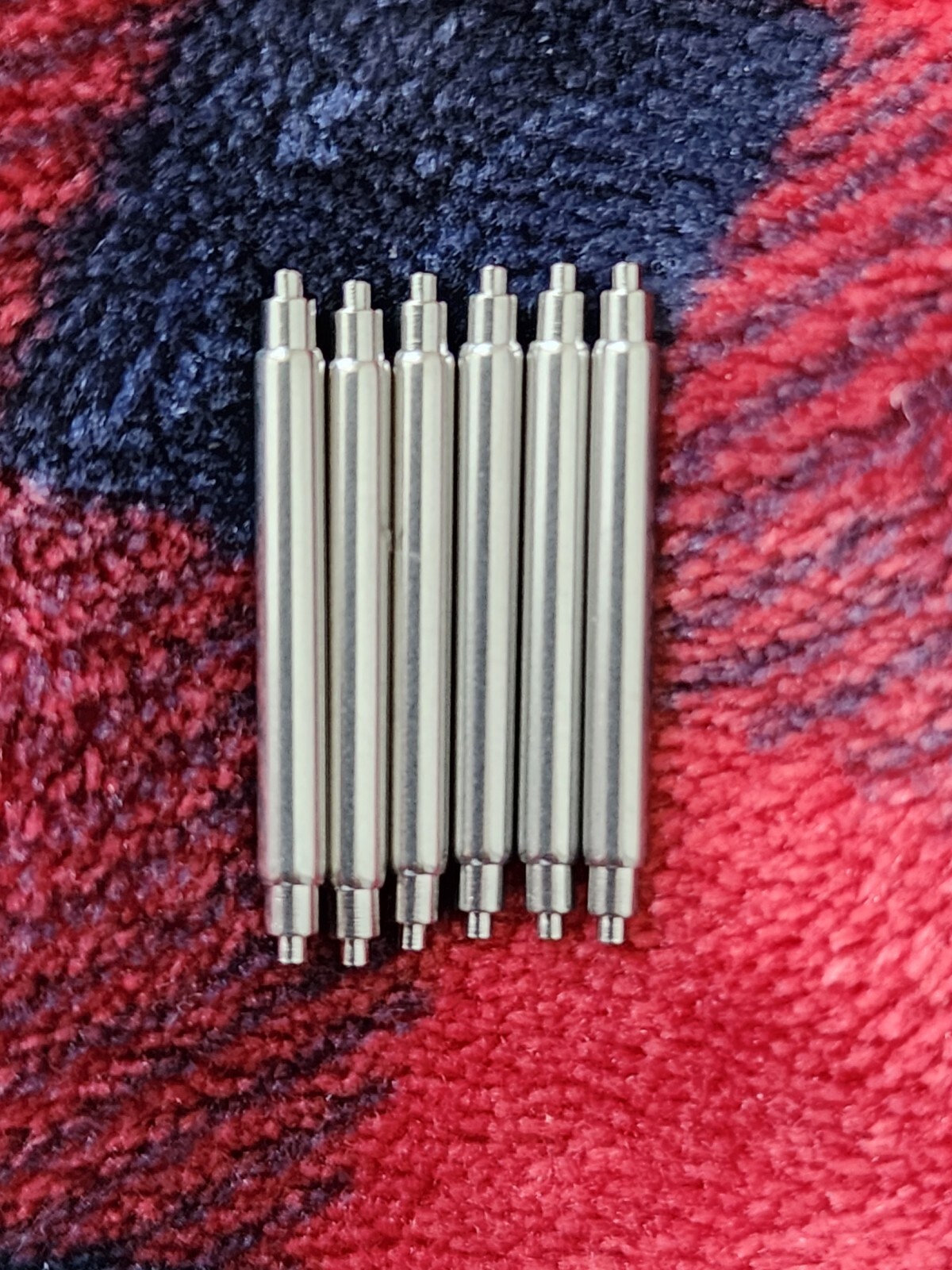 6 PC 20mm 22mm 24mm Spring Bar for Seiko Non-Magnetic Stainless 2.5mm 1.1mm Tip