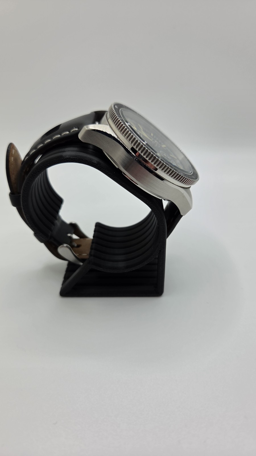 Selhor Chronograph Rallye Obsidian Men’s Watch – Black Dial Stainless Steel Case