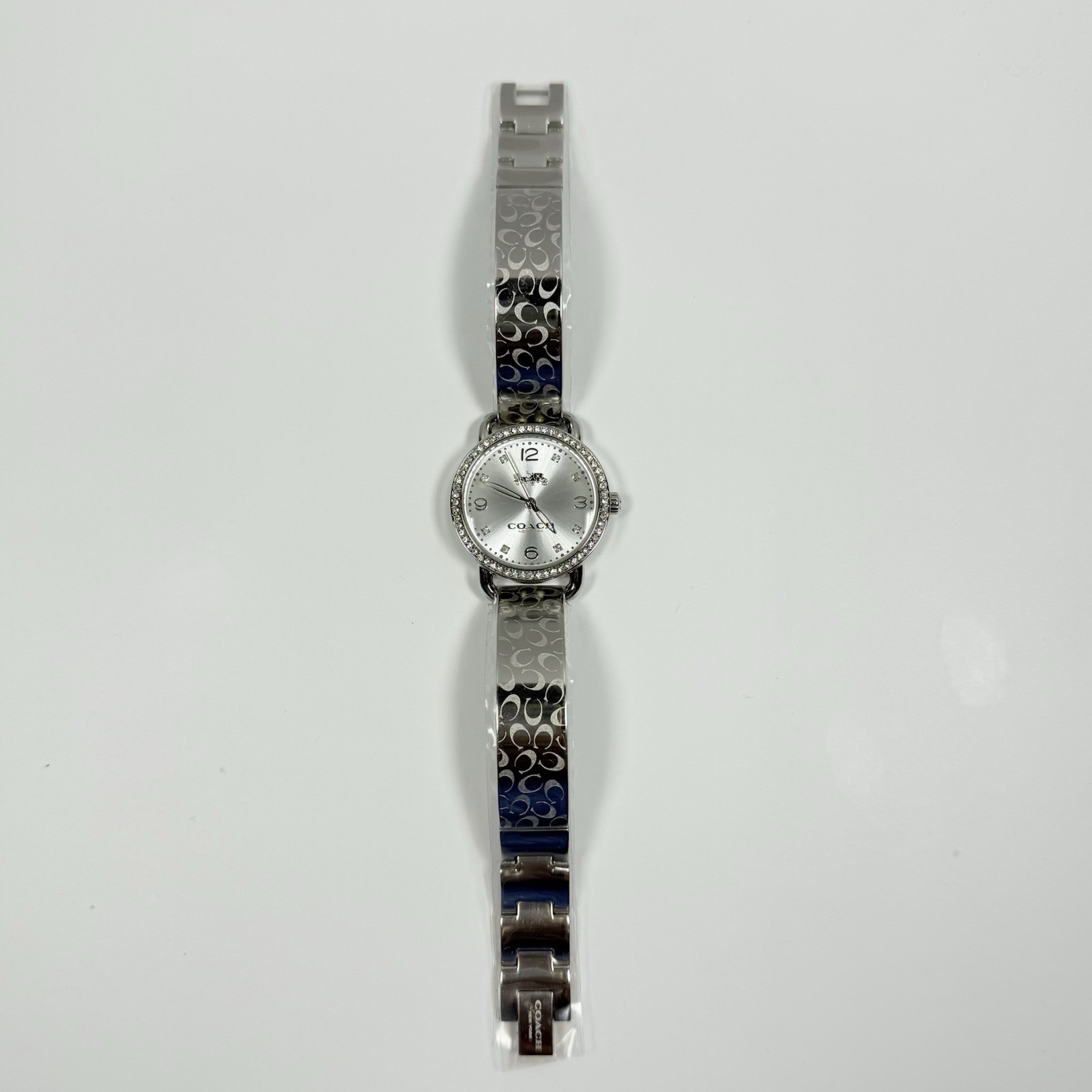Coach Delancey 14502353 Silver Dial Silver Tone Stainless Bracelet Women’s Watch