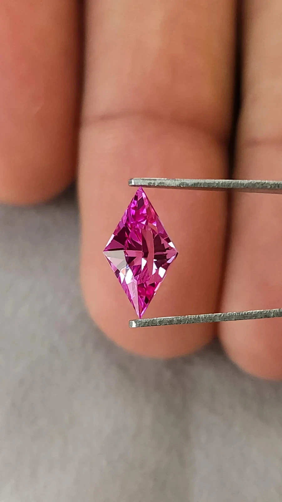 8.37 Ct Certified Natural Flawless Pink Sapphire Fancy Cut Loose A+ Gemstone