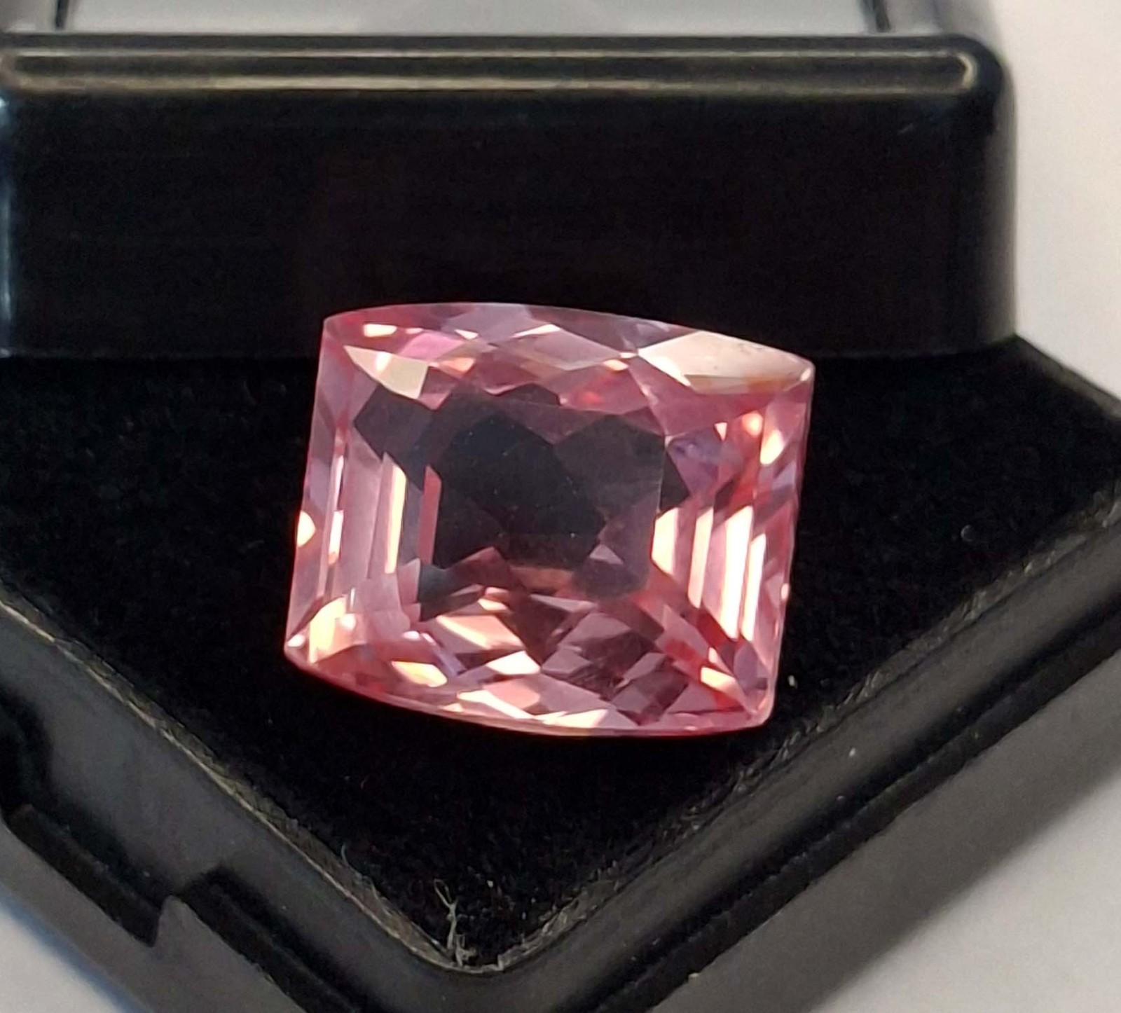 Pink Morganite Fancy Cut 11-13 Ct Natural Certified Loose Gemstone RK363
