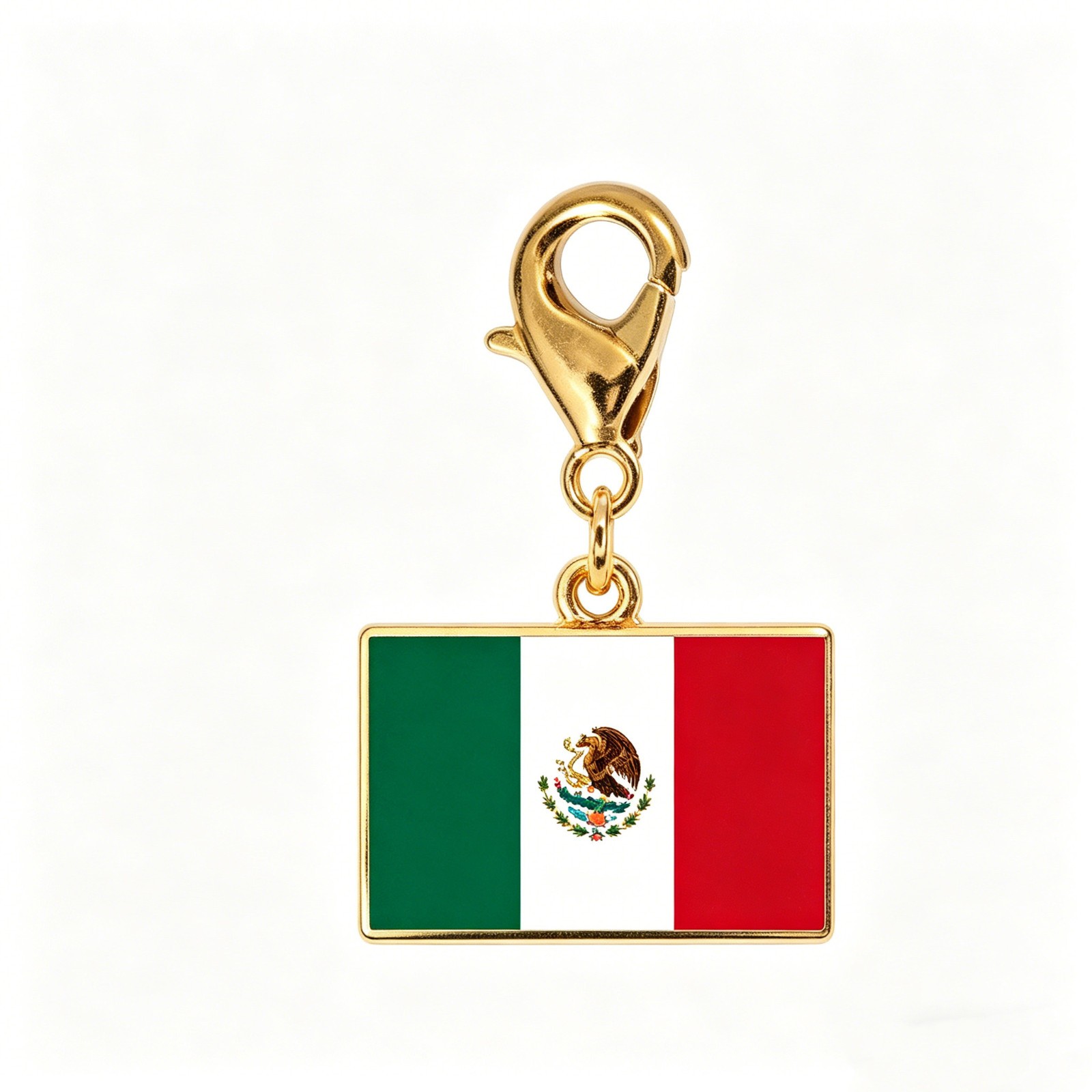Recording Travel Memories Country Flag Charms Bracelet Stainless Steel Jewelry