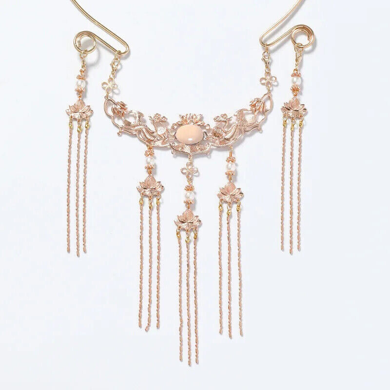 Ancient Chinese Necklace Accessoreis Chain Long Hanfu Dress Decorative Jewelry