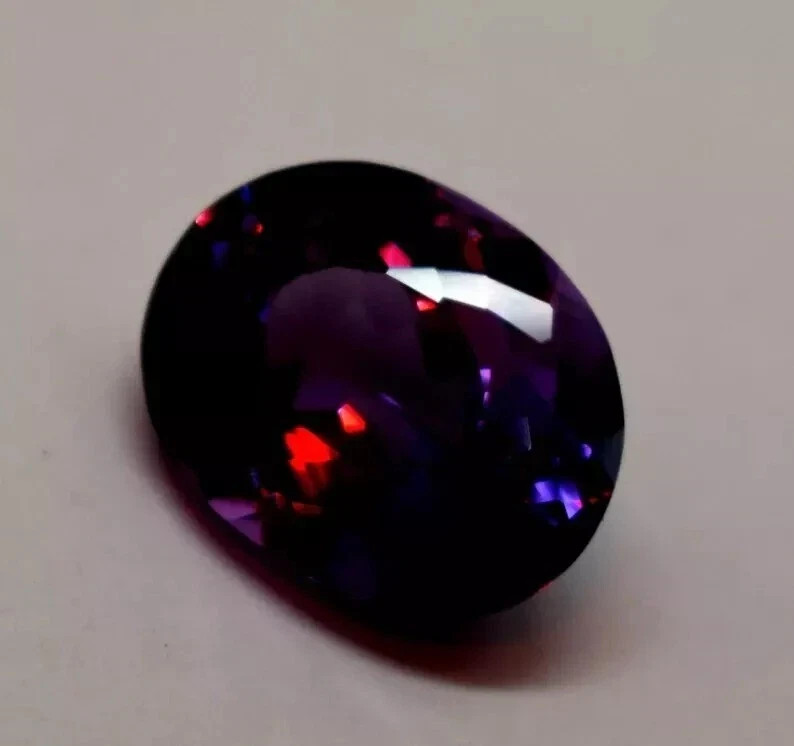 Color Changing AAA Certified Oval Cut 10 Ct Natural Alexandrite Loose Gemstone