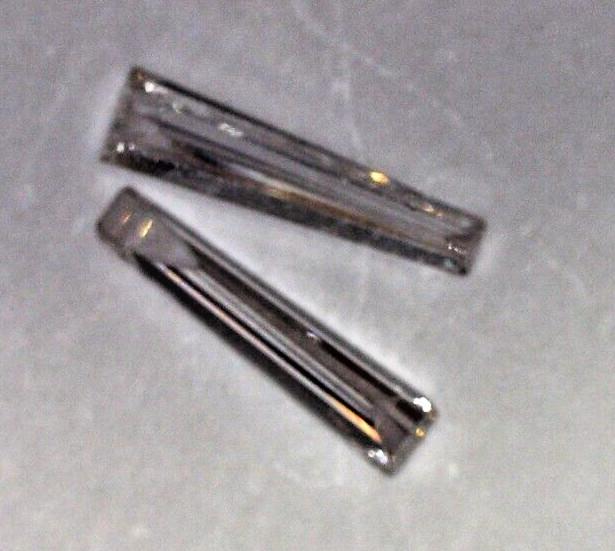 100% NATURAL TAPERED BAGUETTE SIZE DIAMOND @6mm SUPER CLEAN AND EXTRA LONG