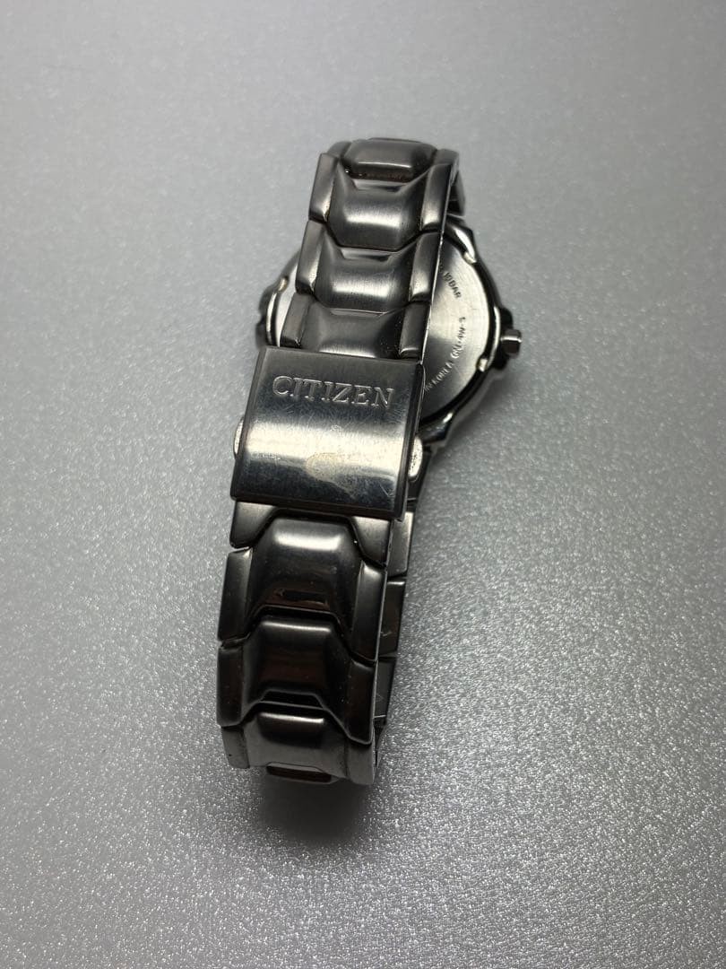 Citizen Solar Date Black Dial Silver Men’s Watch (Working)