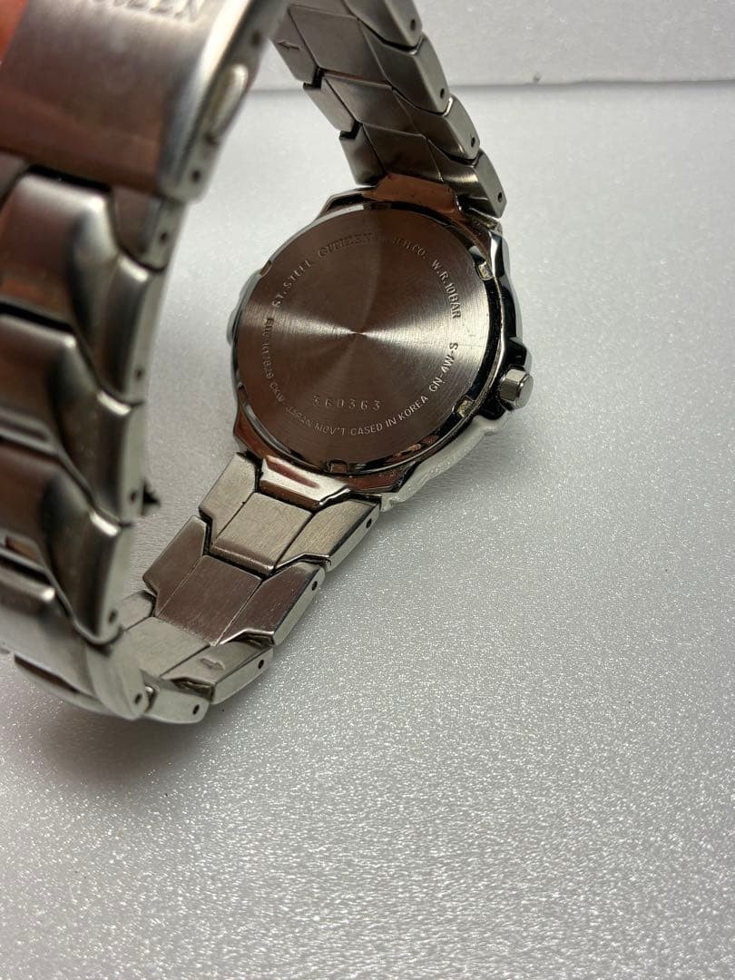 Citizen Solar Date Black Dial Silver Men’s Watch (Working)