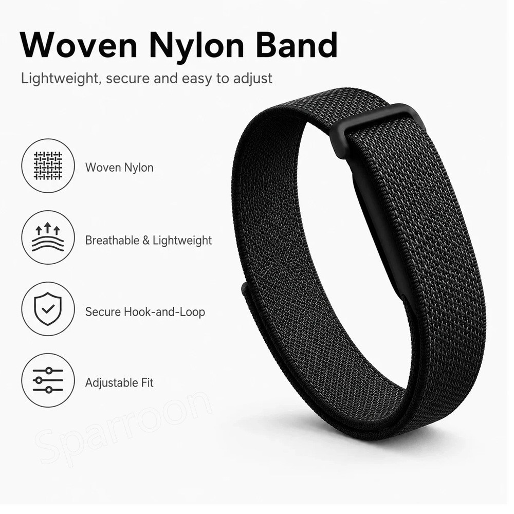 For Google Fitbit Air 2026 Nylon Silicone Adjustable Sports Band Strap Bracelet