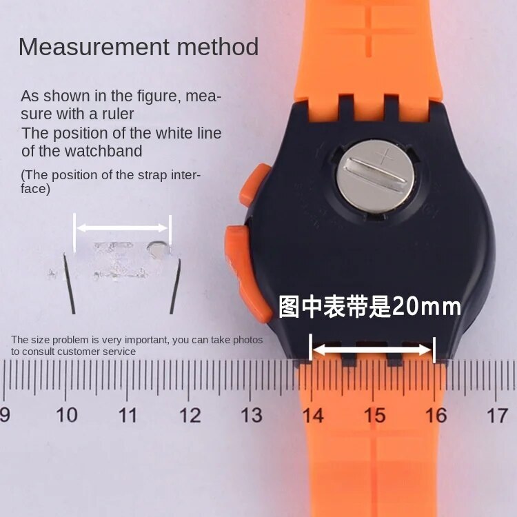 For Swatch Silicone Watch Band Strap Accessories 12 16 17 19 20mm Multicolour
