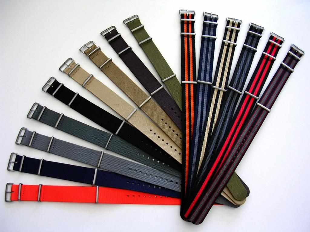 18-20-22-24 NATO G10 watch strap Premium Ballistic nylon RAF MoD Bond IW SUISSE