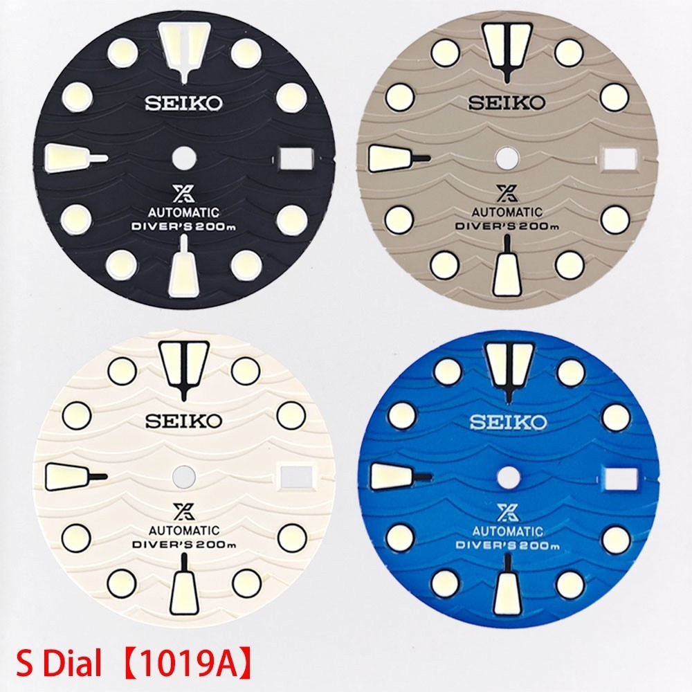 28.5mm Watch Dial Green Luminous Fit NH35 NH36 Movement Watches Faces