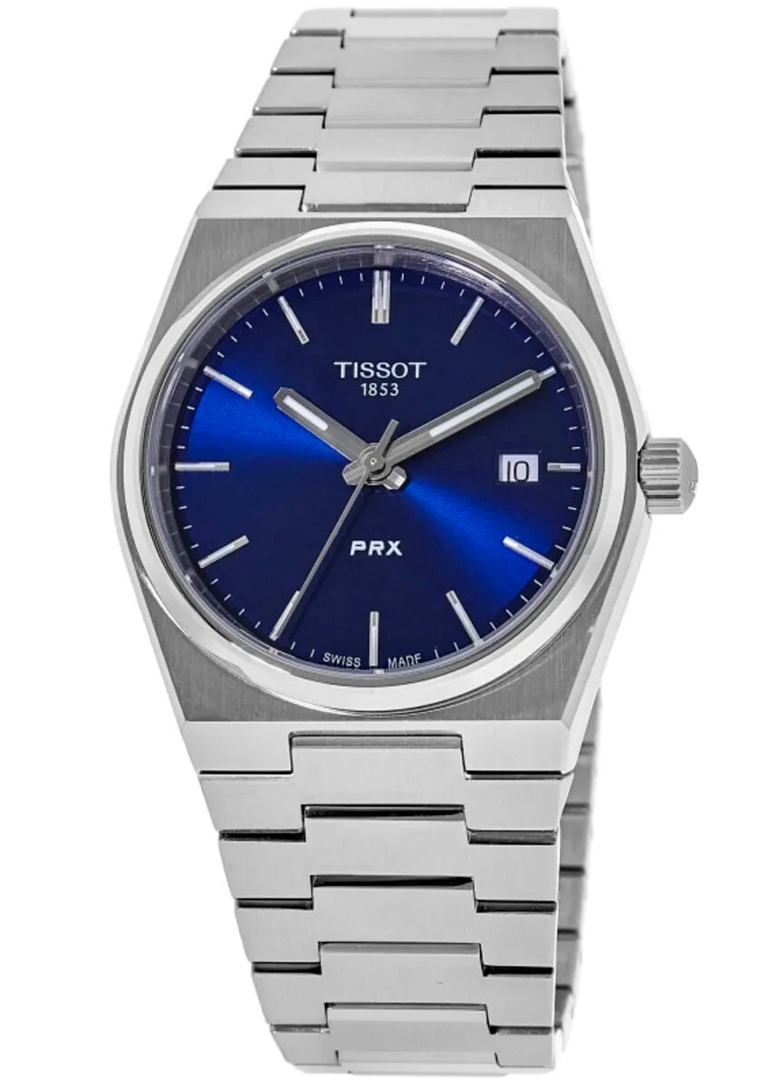 Tissot PRX Blue Dial Quartz 35mm Ladies Watch T1372101104100