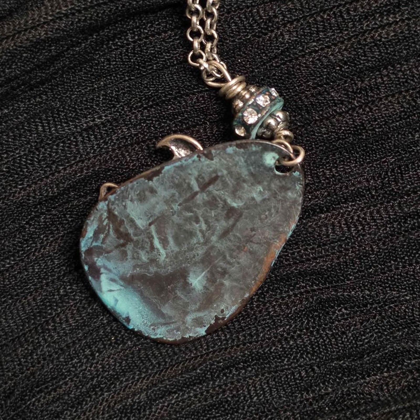 Sea Turtle Necklace Coastal Boho Beach Sliver Tone Jewelry