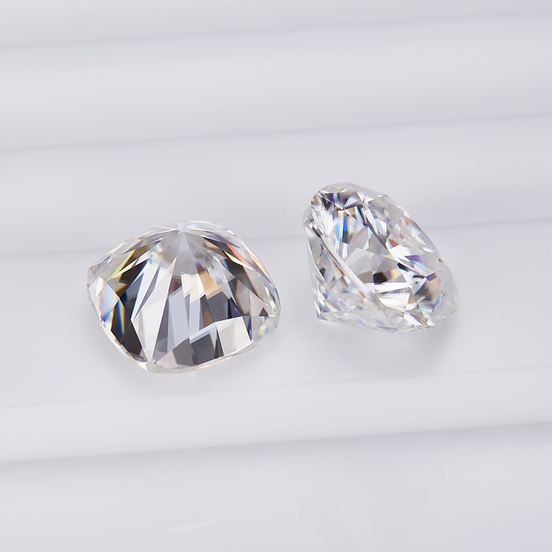 US GRA Cushion Cut 0.1-4ct Moissanite Loose 1-10pcs D Color VVS1 Wholesale Price