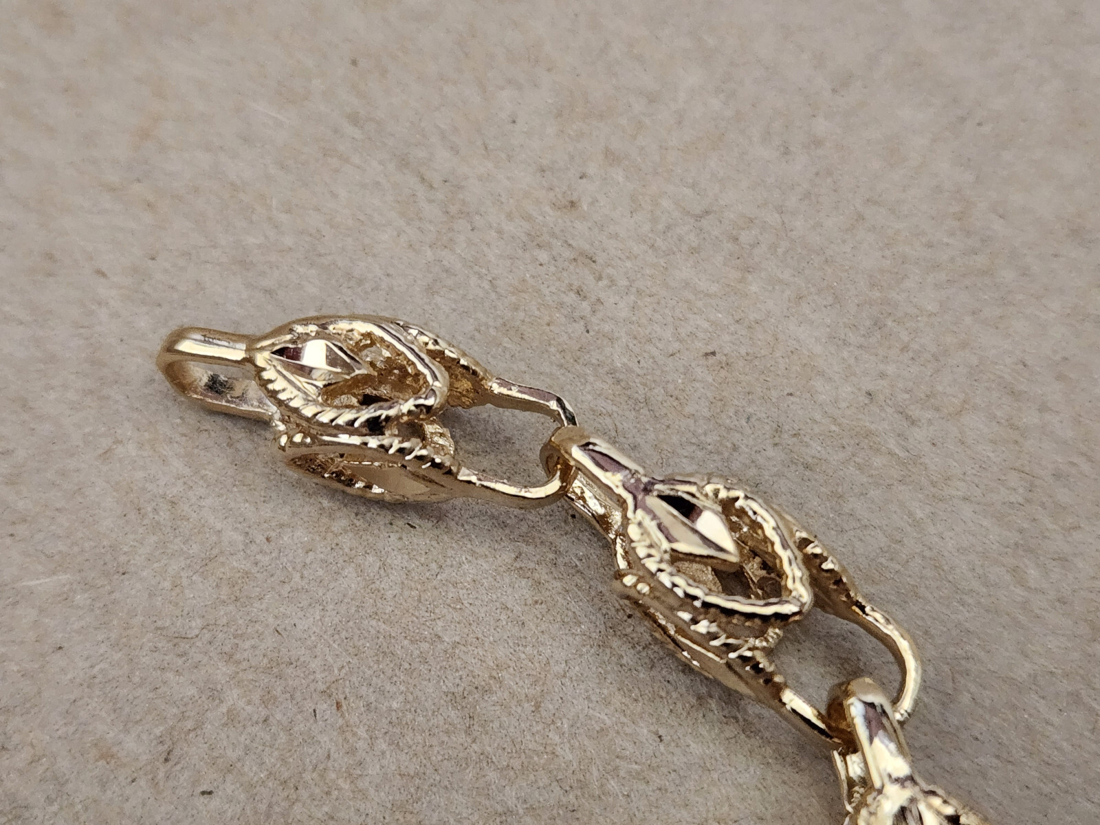 Men’s Lady’s Yellow Gold Plated Turkish Rope Bracelet 8in inch Long 9mm Wide New