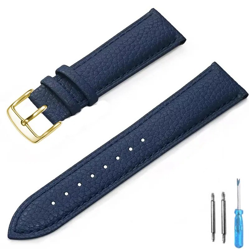 Genuine Leather Watch Band 12mm 14mm 16mm 18mm 20mm 22mm Watch Strap for Man Wom