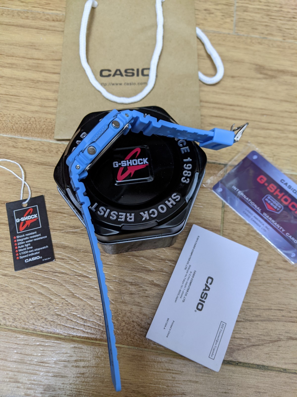 Casio G-SHOCK GA-2100MNG-2AJR watch MANGA Theme Blue