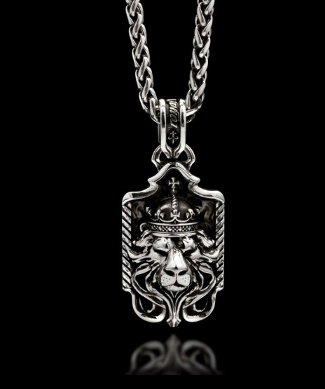 Nightrider Jewelry Royal Blood Lion Pendant Sterling Silver 925