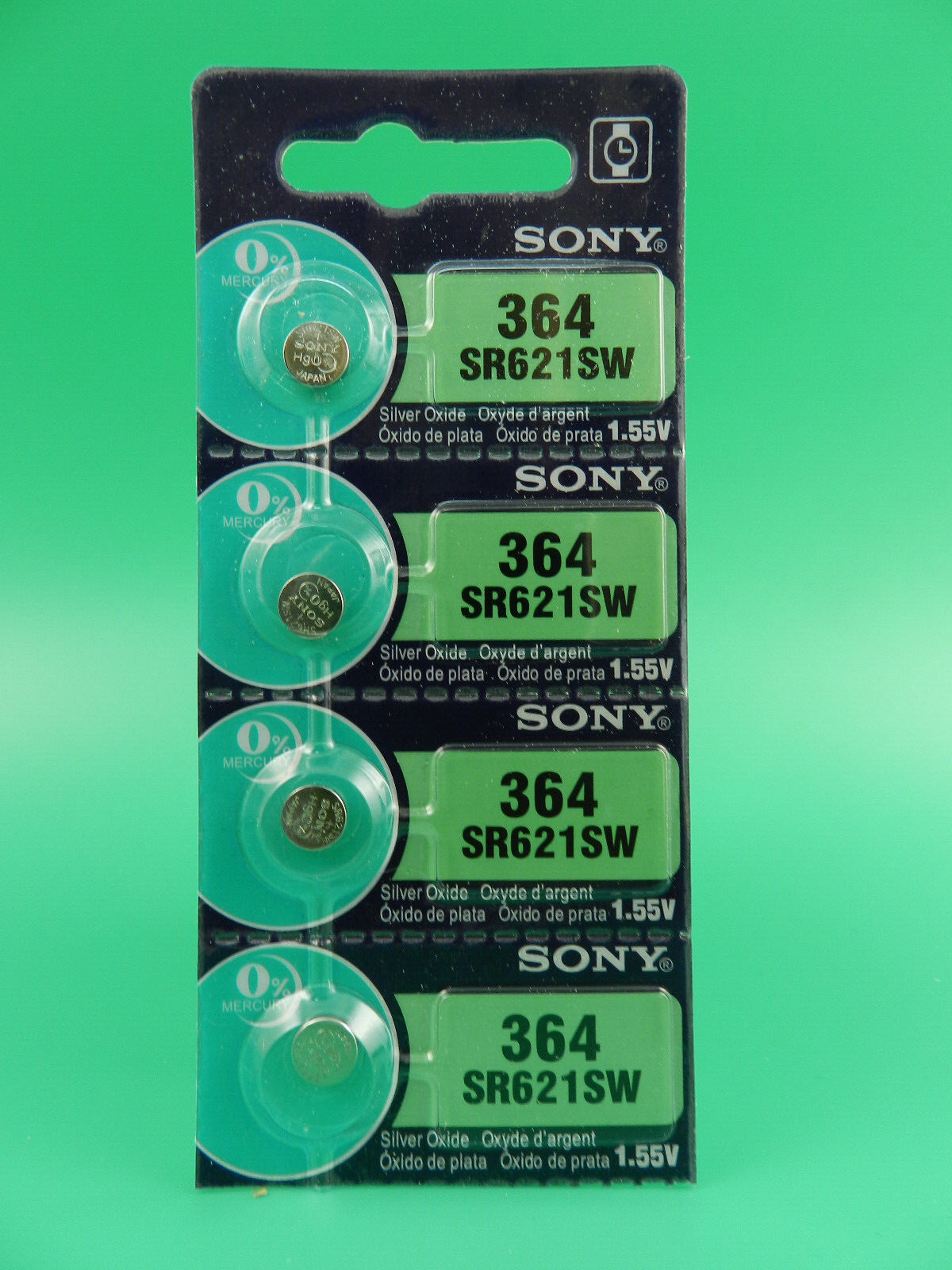 Sony 364 SR621SW Watch Battery- 4Pc