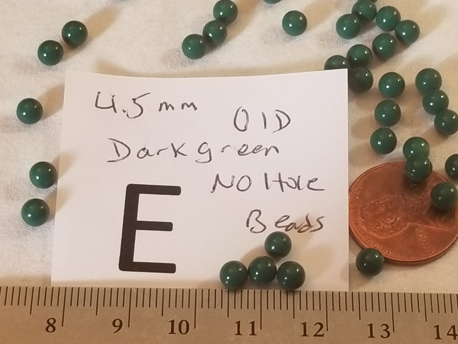 Vtg No Hole 1mm 2mm 3mm + Green Color Ball Bead Jewelry Repair Craft Rhinestone