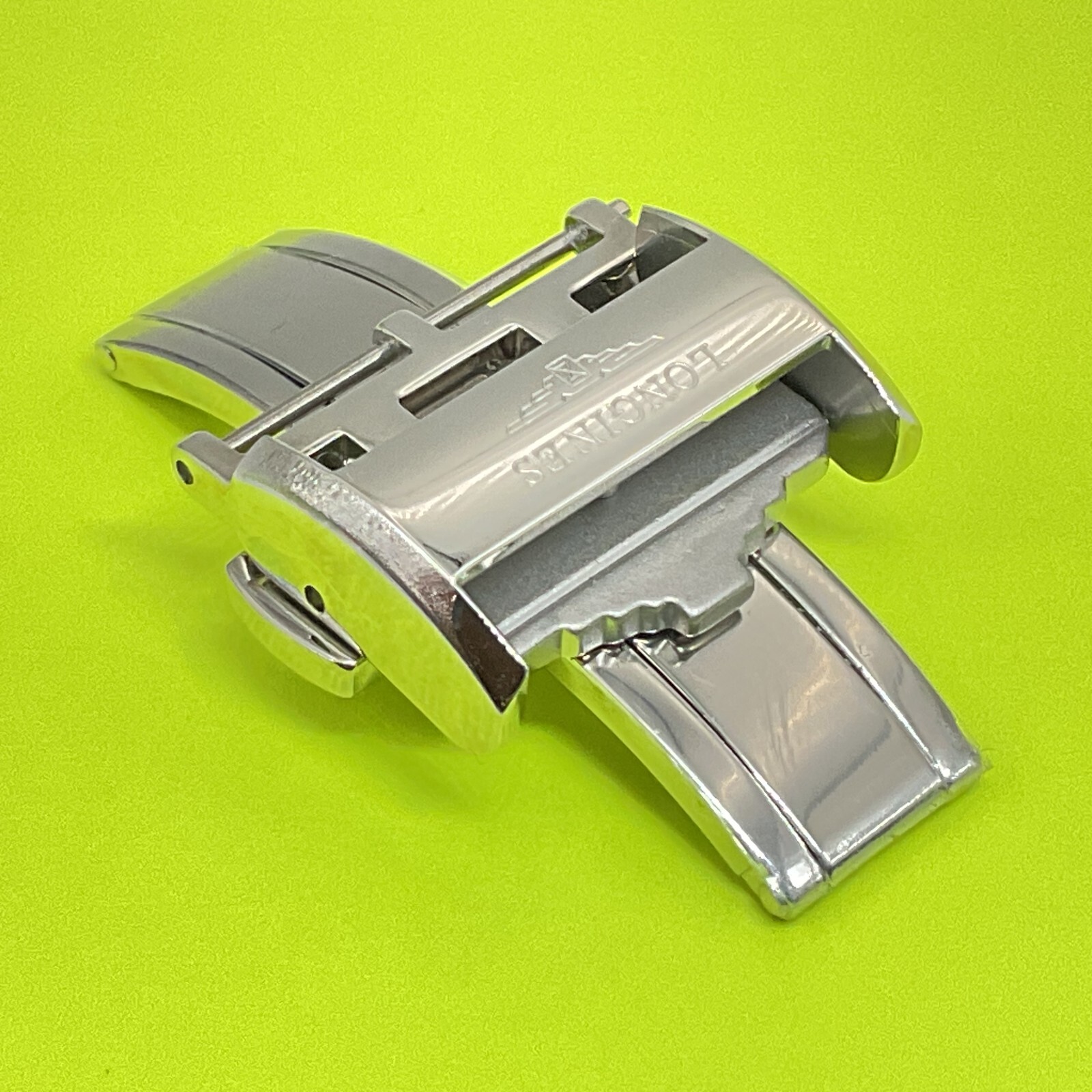 NEW GENUINE LONGINES 18MM DEPLOYMENT CLASP BUCKLE STAINLESS STEEL L639119706