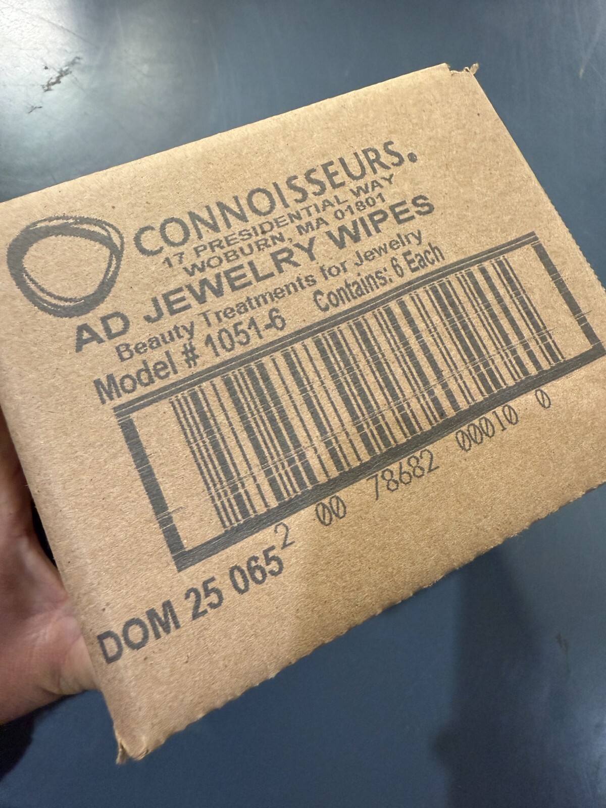 WHOLESALE LOT OF 6: Connoisseurs Jewelry Wipes Gold and Silver Cleaner 25 Count