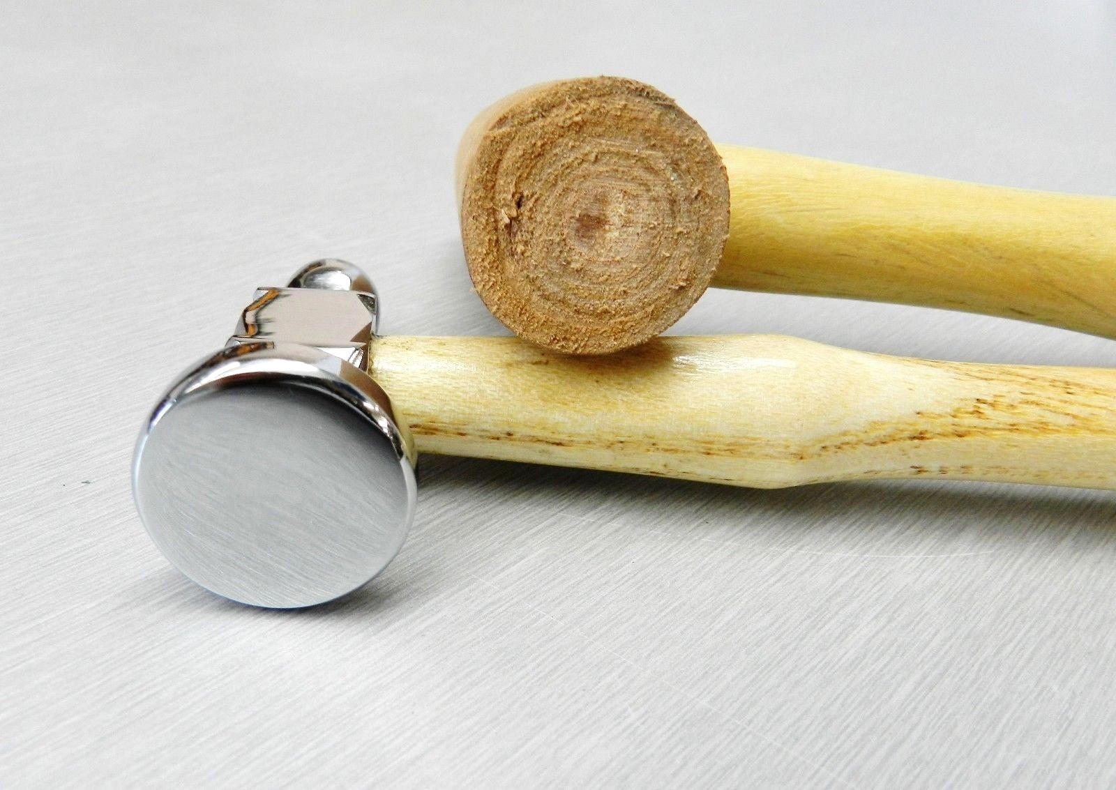 Jewelers Chasing Hammer & Rawhide Mallet Set of 2 Small Jewelry Making Tools