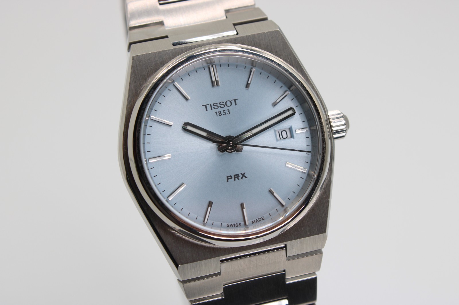 TISSOT PRX T137.210.11.351.00 Quartz Light blue Dial Unisex Watch 35mm