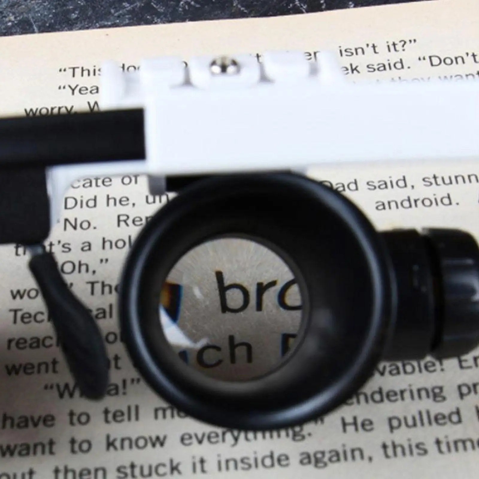 Headband Magnifier 8X 15X 23X Magnifying Glass 2LED Loupe Jeweler Watch Repair ✅