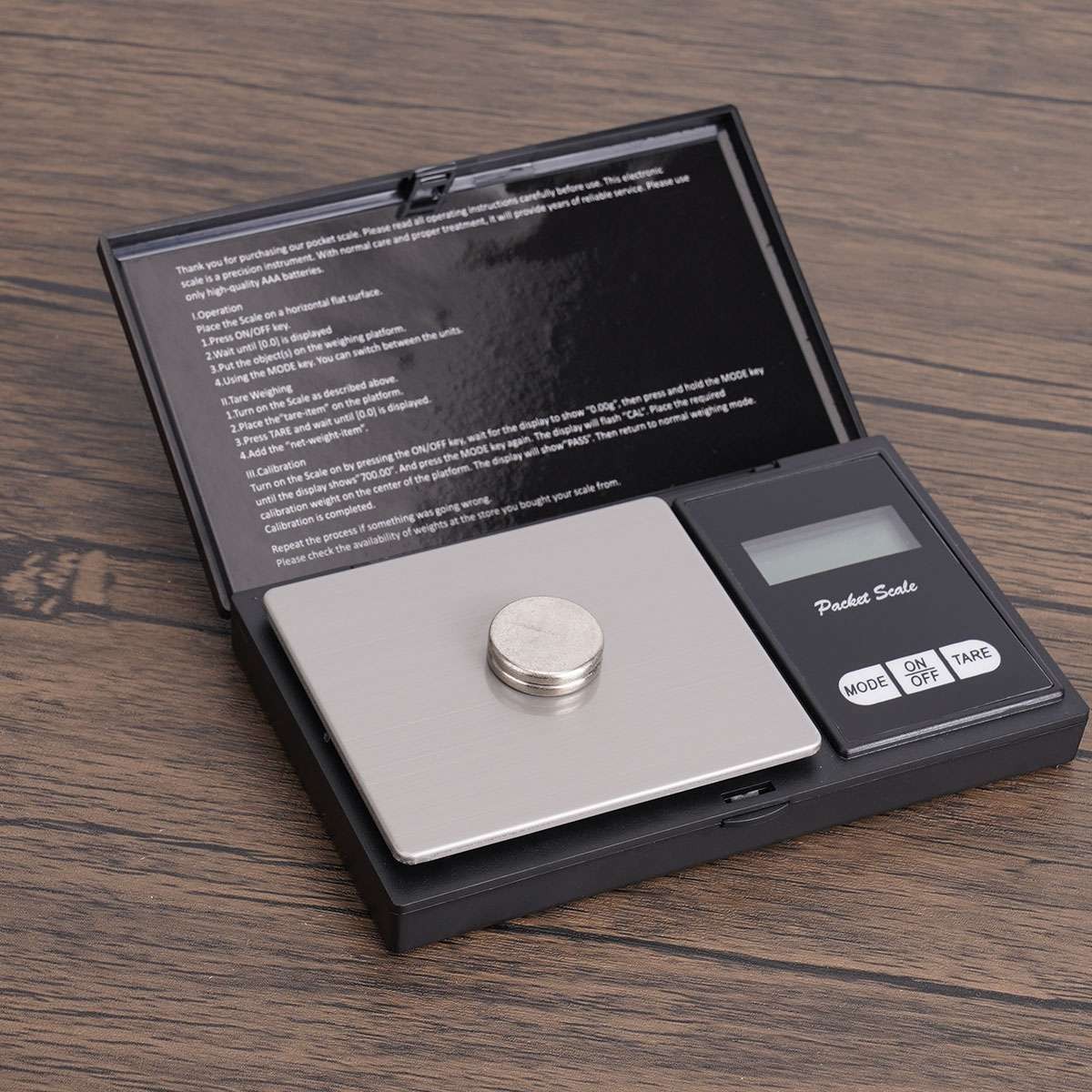 Pocket 1000g x 0.1g Digital Jewelry Gold Coin Gram Balance Weight Precise Scale