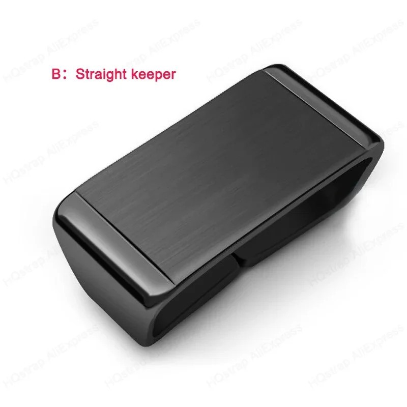 Watch Band Keeper Loops Metal Strap Ring Buckle 18mm 20mm 22mm 24mm Universal
