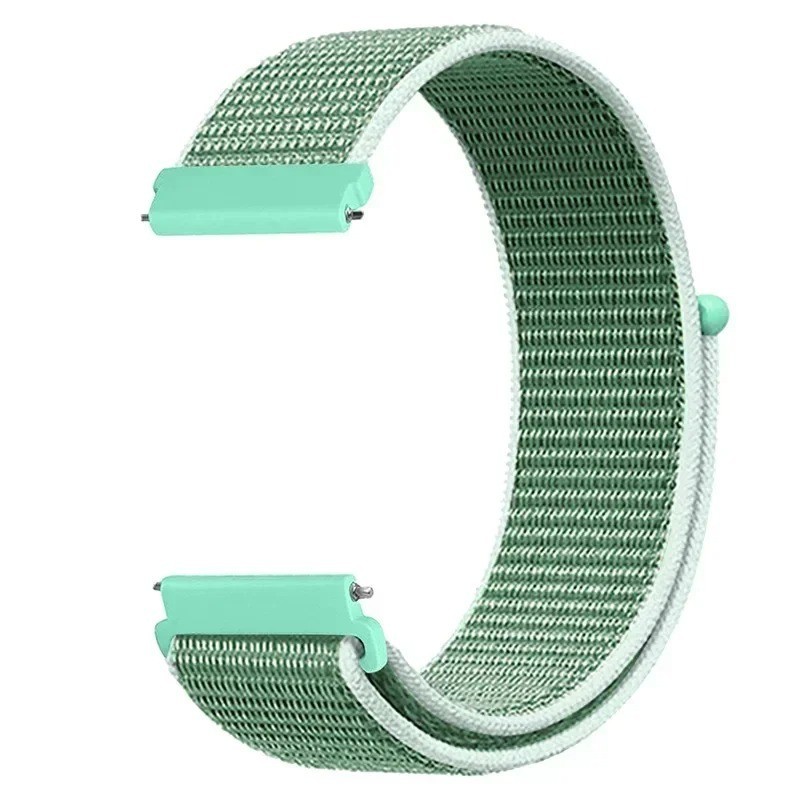 20mm 22mm Woven Nylon Sport Loop Watch Band Strap W/ Quick Release Spring Pins