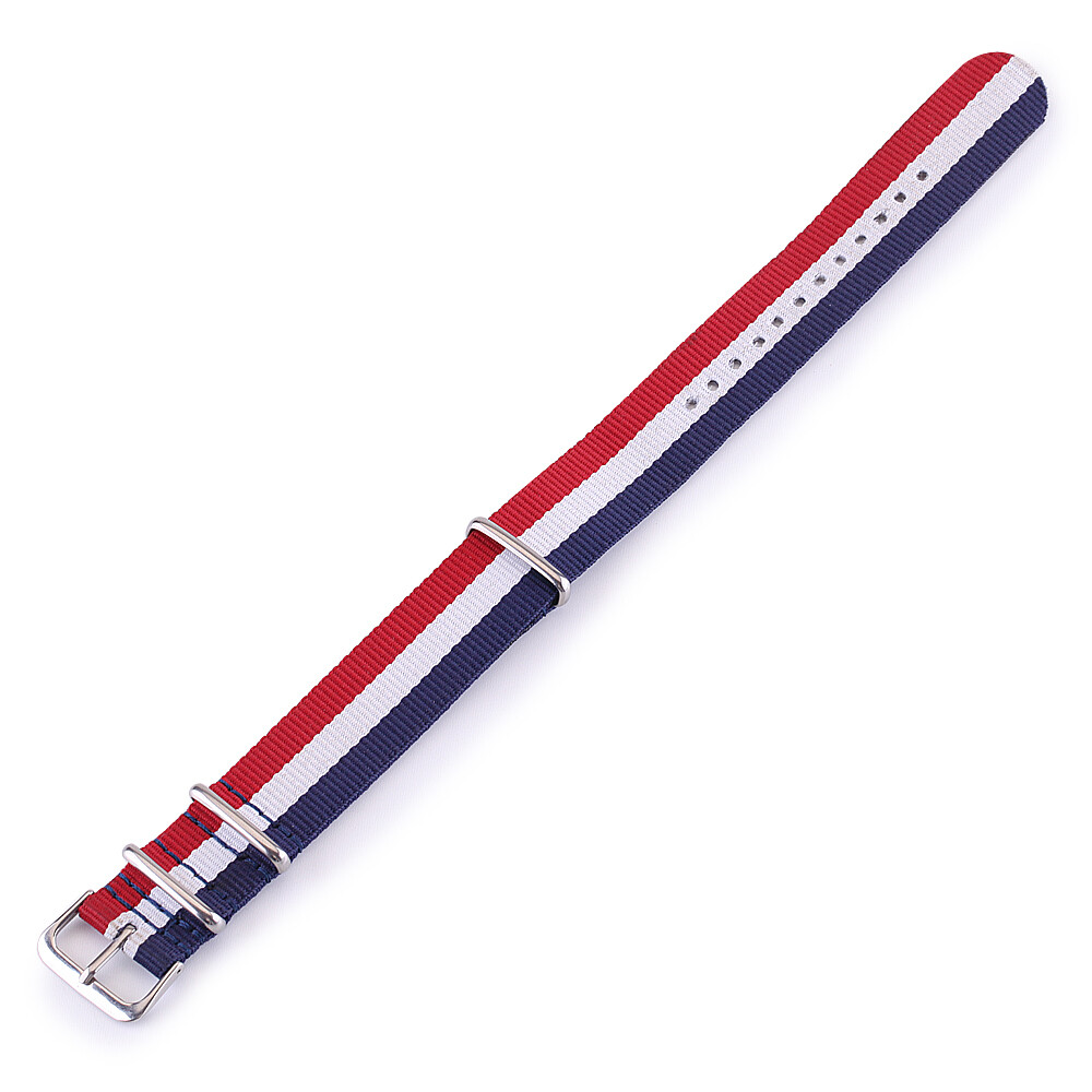 18mm 20mm 22mm 24mm Canvas Military Nylon Watch Strap Band