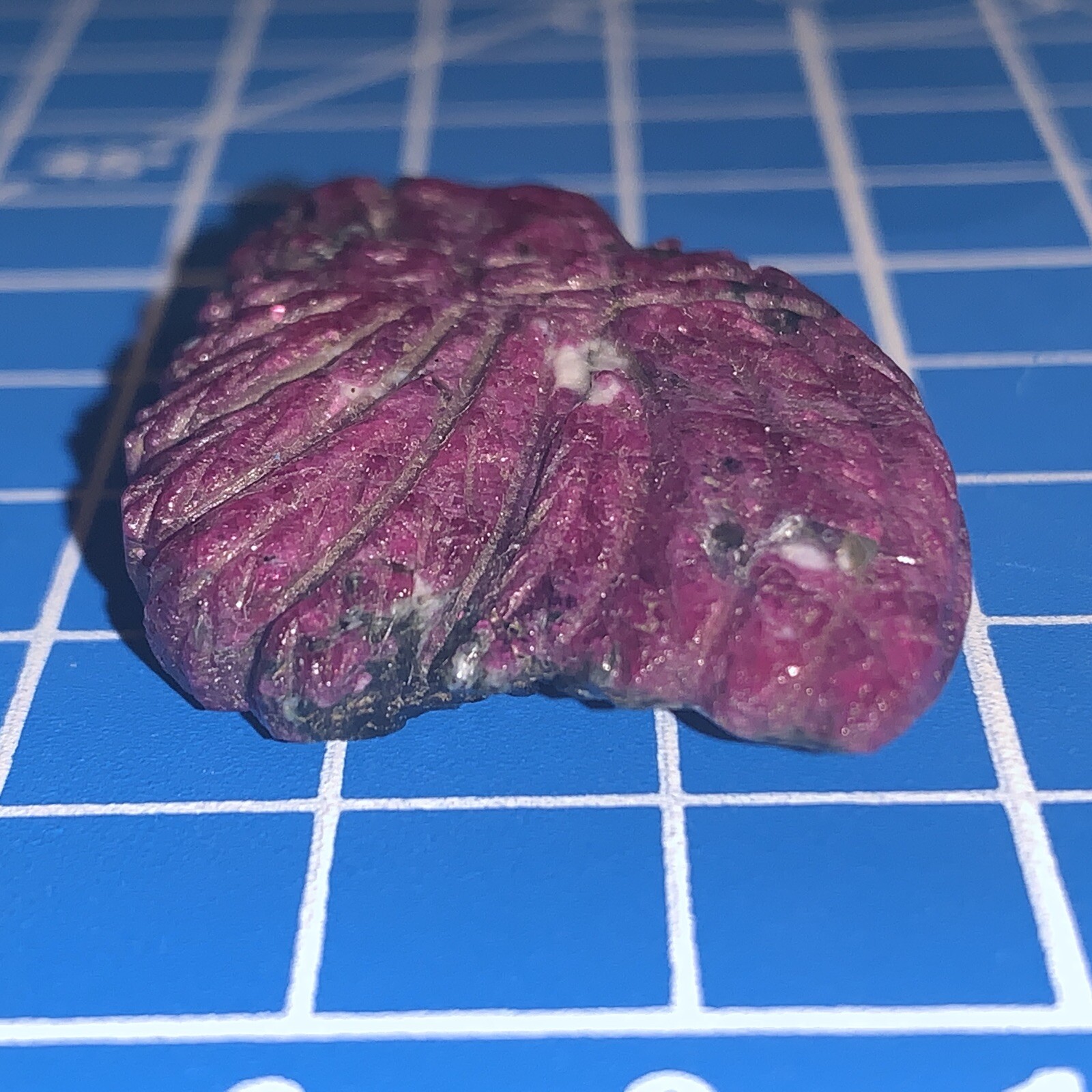 Finest Carved Ruby & Zoisite Indian Head / Bust Fetish – 1.46” – 83 CTS