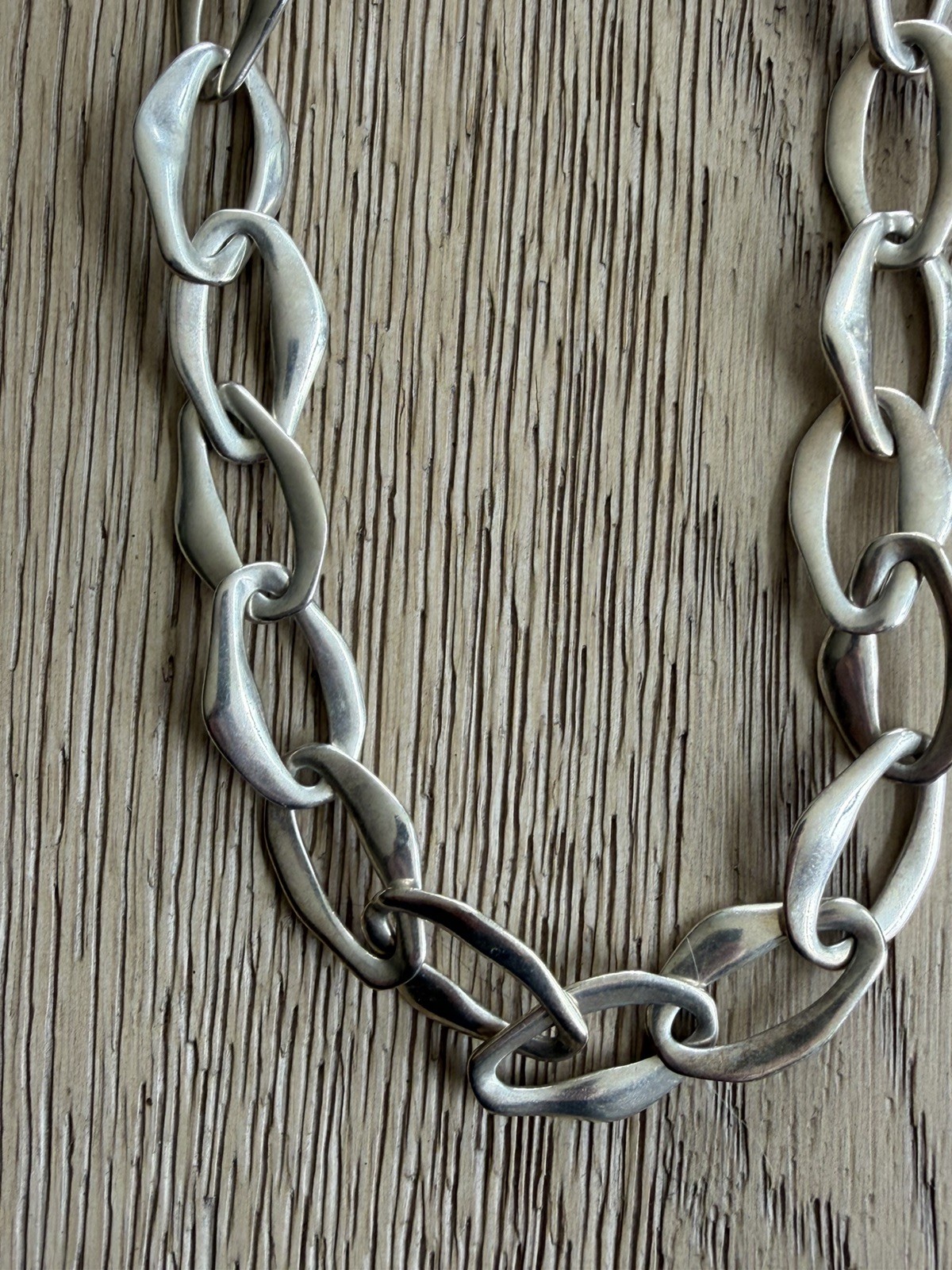 Tiffany & Co. Necklace 925 Sterling Silver Elsa Peretti Aegean 147G, 28inch