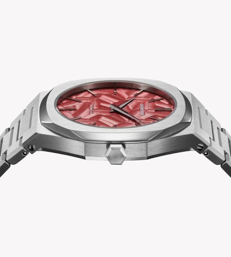 D1 MILANO ULTRA THIN UNISEX WATCH STAINLESS STEEL BARN RED UTBJ33 RRP £335 AD