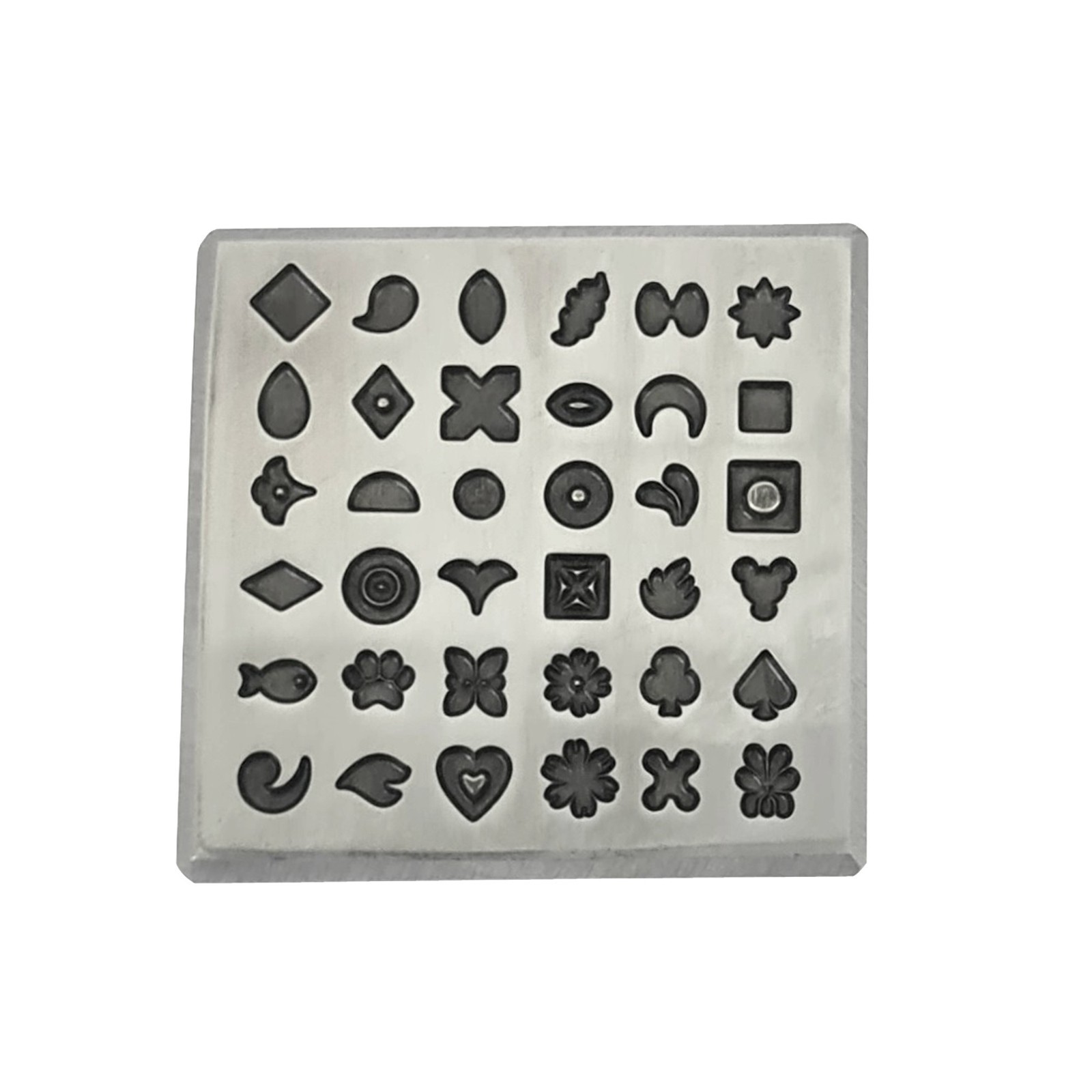 36 Impression Assorted Designs Shot Plate – Silversmith Tools – Jewelry Making