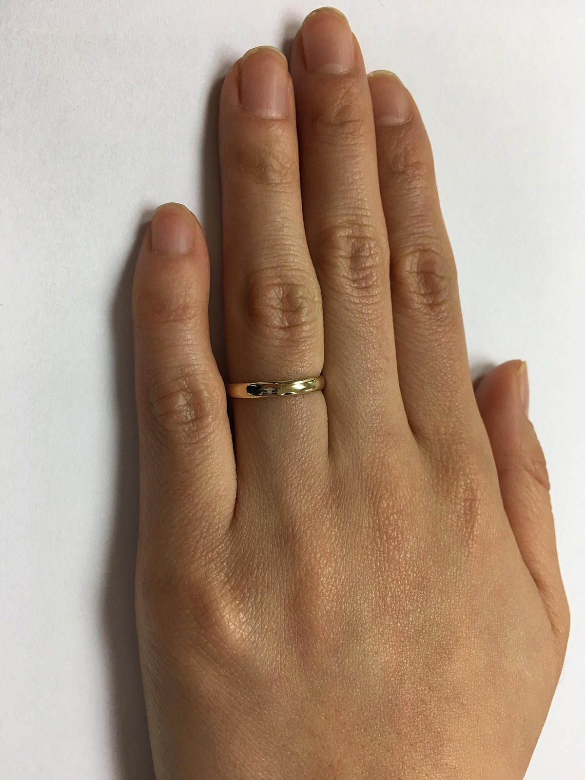 10k Light Comfort Fit Wedding Band 10 3mm Yellow Gold