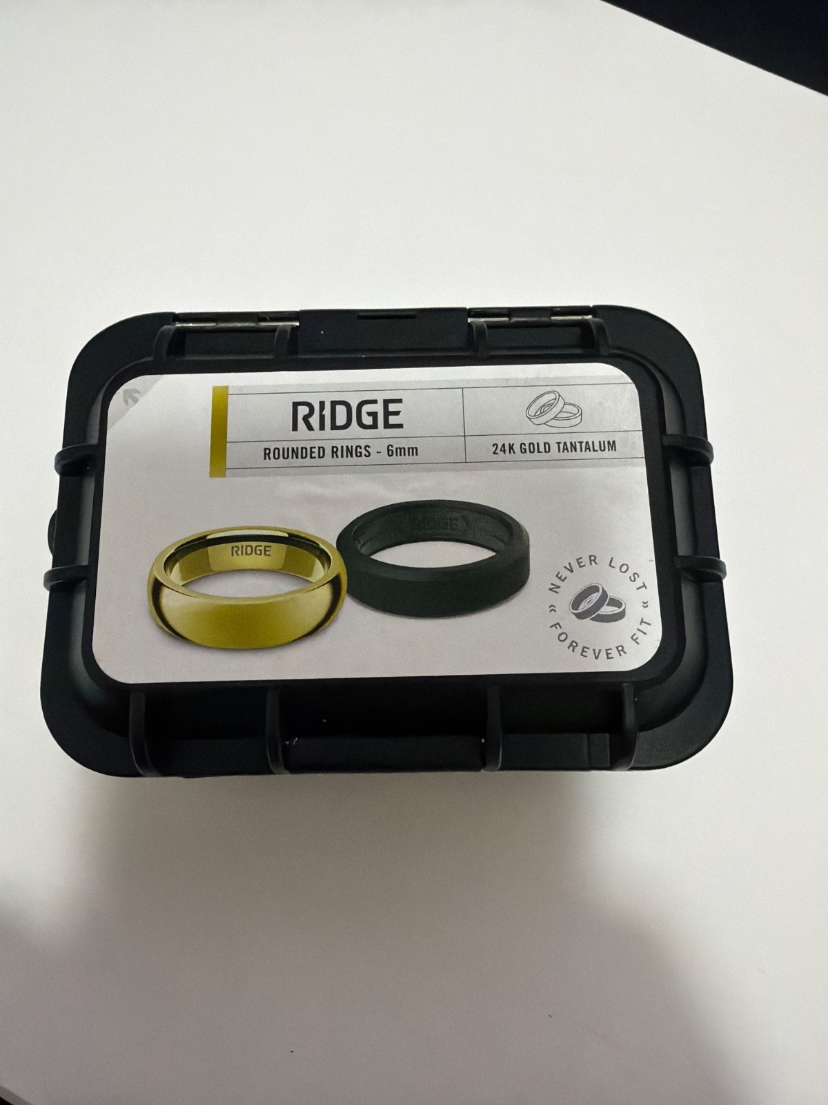 Ridge 6mm 24K Gold | Tantalum Rounded Ring
