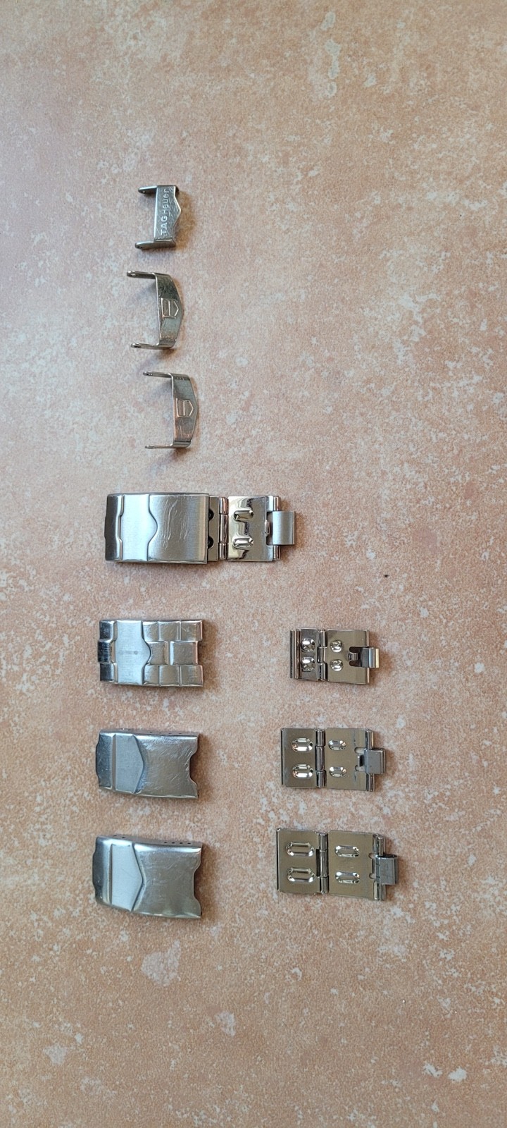 TAG Heuer Parts Lot Watch Security Clasp Band Link 2000 SEL Mens Midsize Models