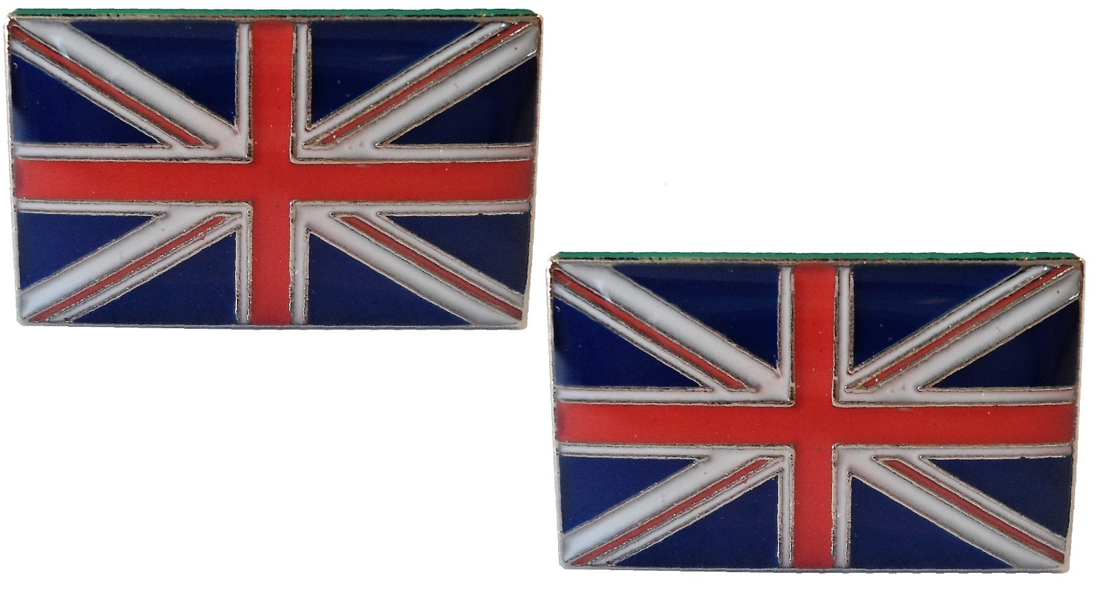 GB Flag Great Britain Union Jack Military MODS Metal Enamel British Cufflinks