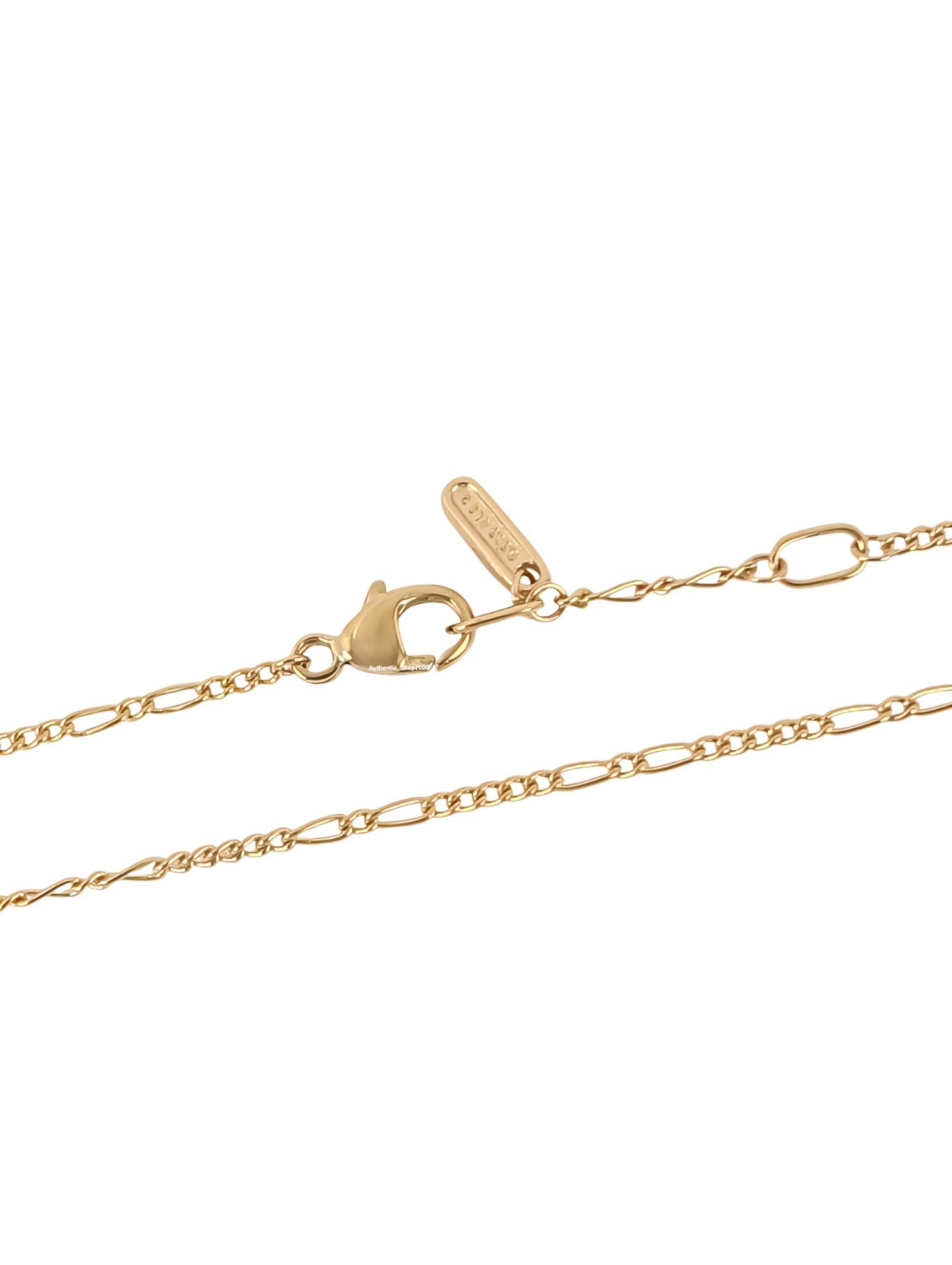 New 100% Genuine 14k Yellow Gold Pandora Era Figaro Chain Bracelet 554448C00