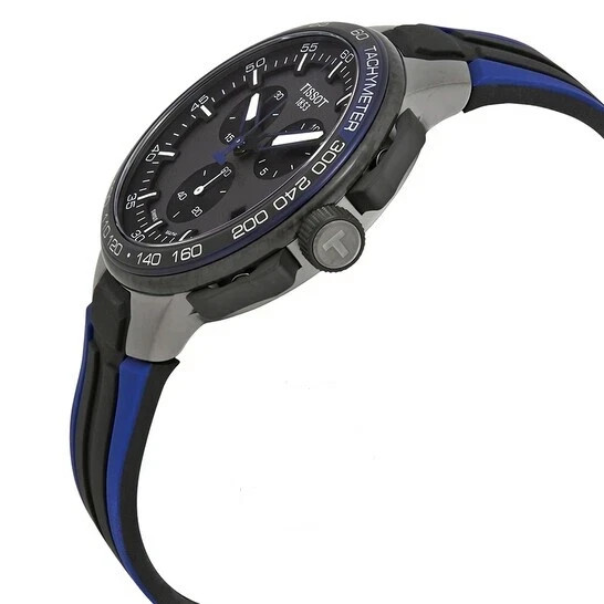 Tissot T-Race T111.417.37.441.06 Gray Dial Silicone Strap Men’s Watch New In Box