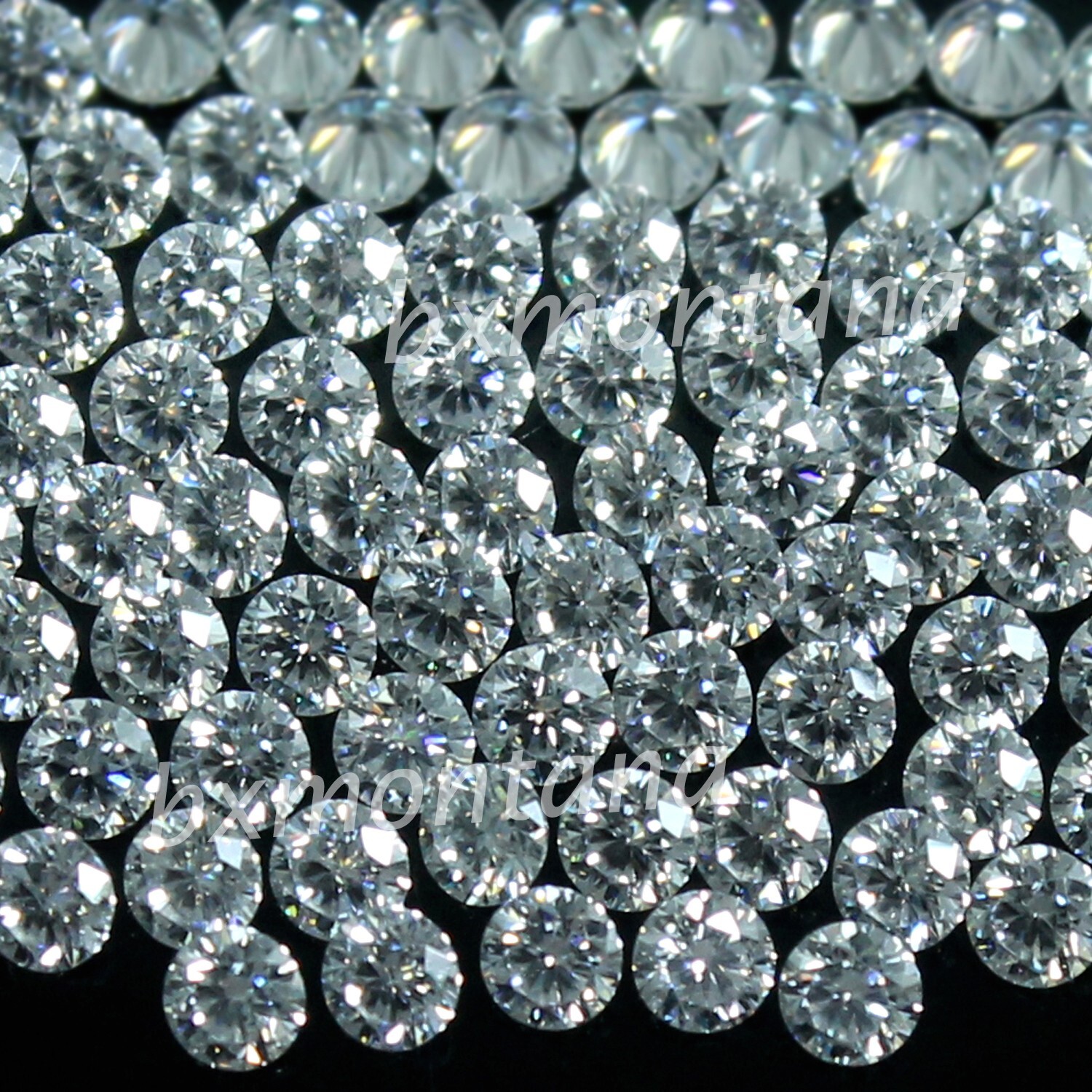 1000 Pcs Lot Natural 4.00 Ct Certified DE Color VVS1 White 0.80 MM Round Diamond