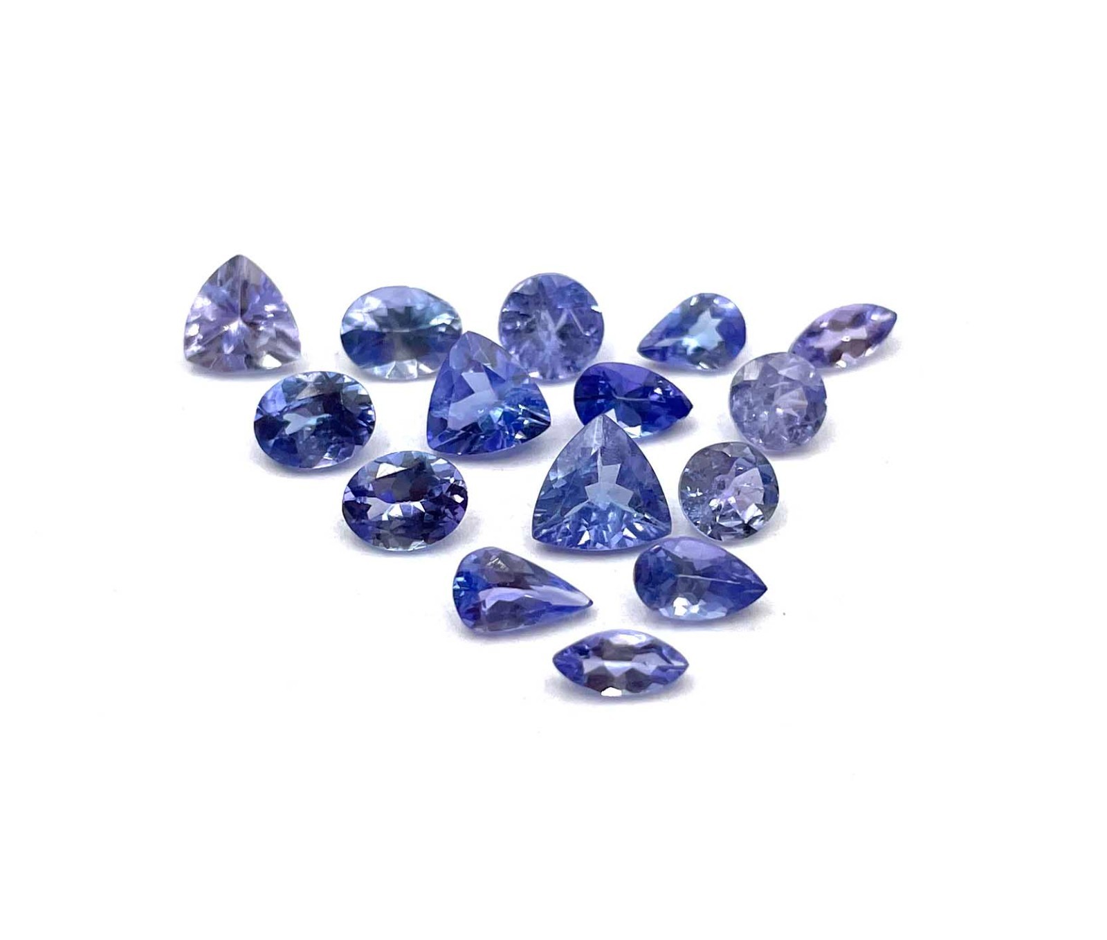 Natural Tanzanite Mix Shape Cut Loose Gemstone Lot 18-20 Pcs 2.50*5-5 MM 5 CT