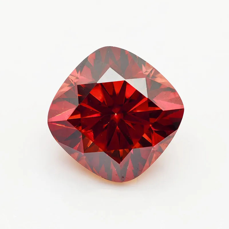 Garnet Color Multi-shape 0.5-3ct Moissanite Stones GRA VVS1 for Jewelry Making